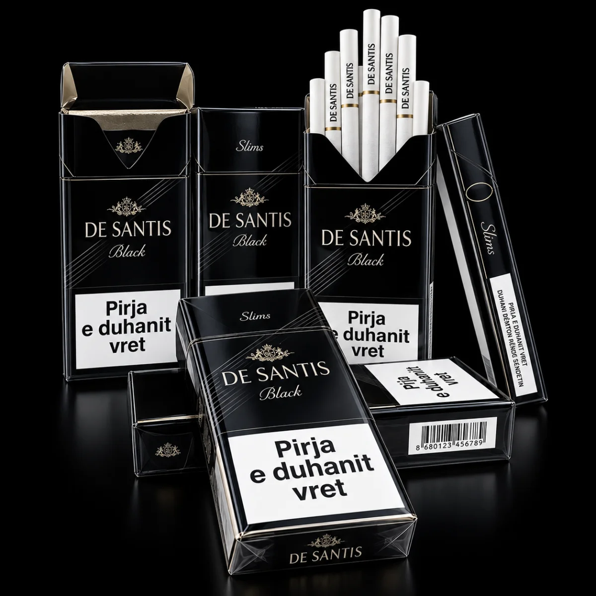 Сигарети De Santis Slims Black